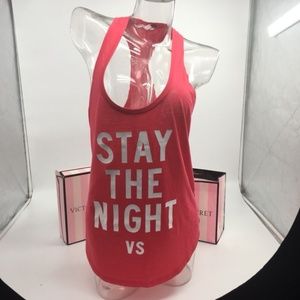 Victoria's Secret Stay the Night Graphic Tank Top